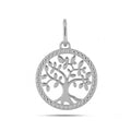 Pendentif arbre de vie en or blanc 18ct (361-131)