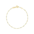 Bracelet Gigi Clozeau Classique en or jaune et résine opale, taille 17cm