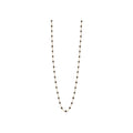 Collier Gigi Clozeau Classique en or rose et résine quartz, 60cm