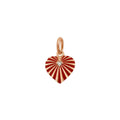 Pendentif Gigi Clozeau Coeur Lumière en or rose et diamant