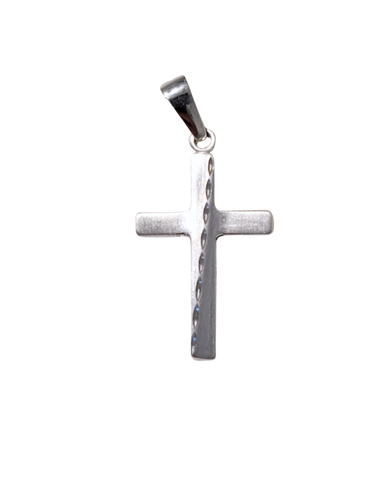 Pendentif Croix en or blanc 18ct 369-259