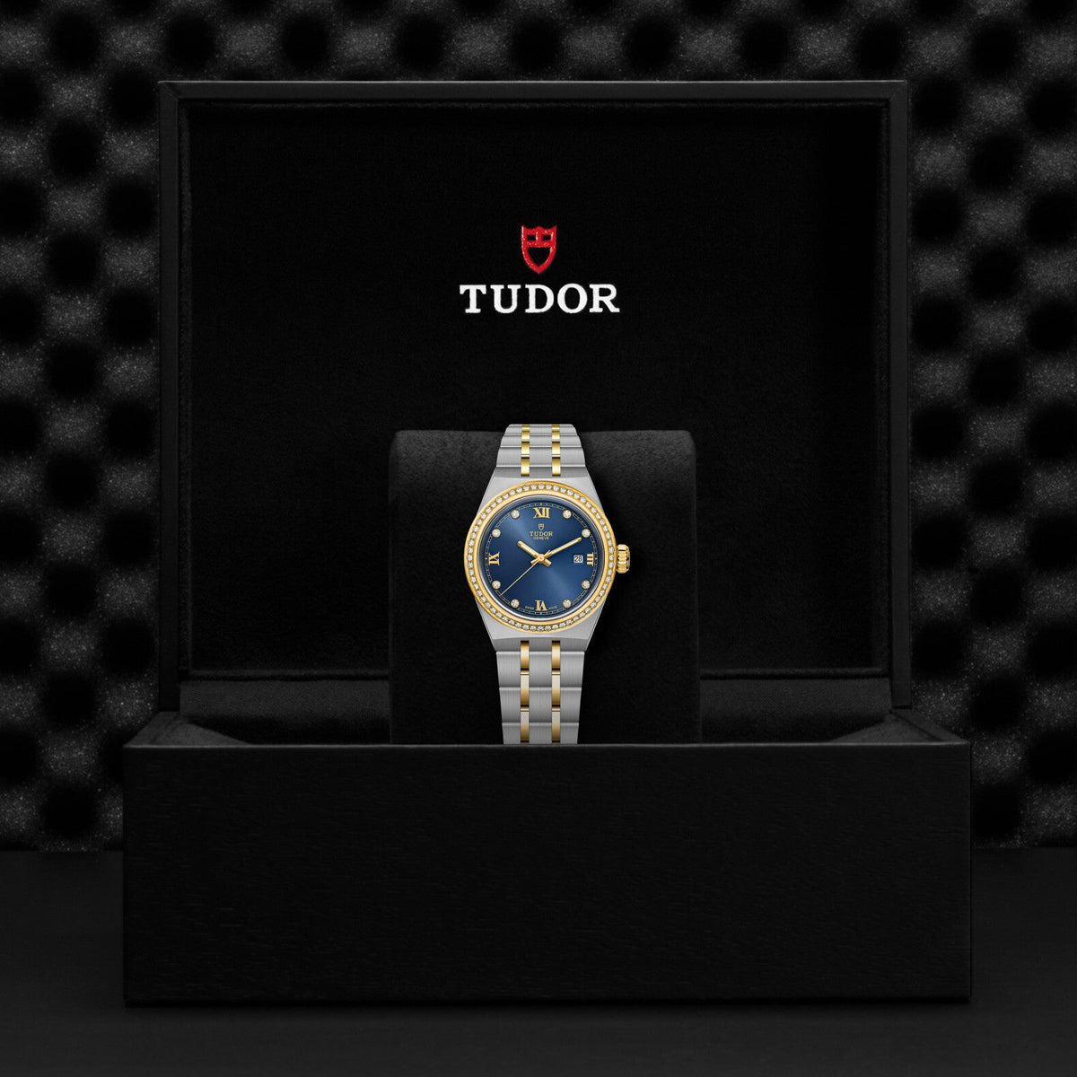 Montre TUDOR Royal boîtier en acier, 28 mm, cadran bleu