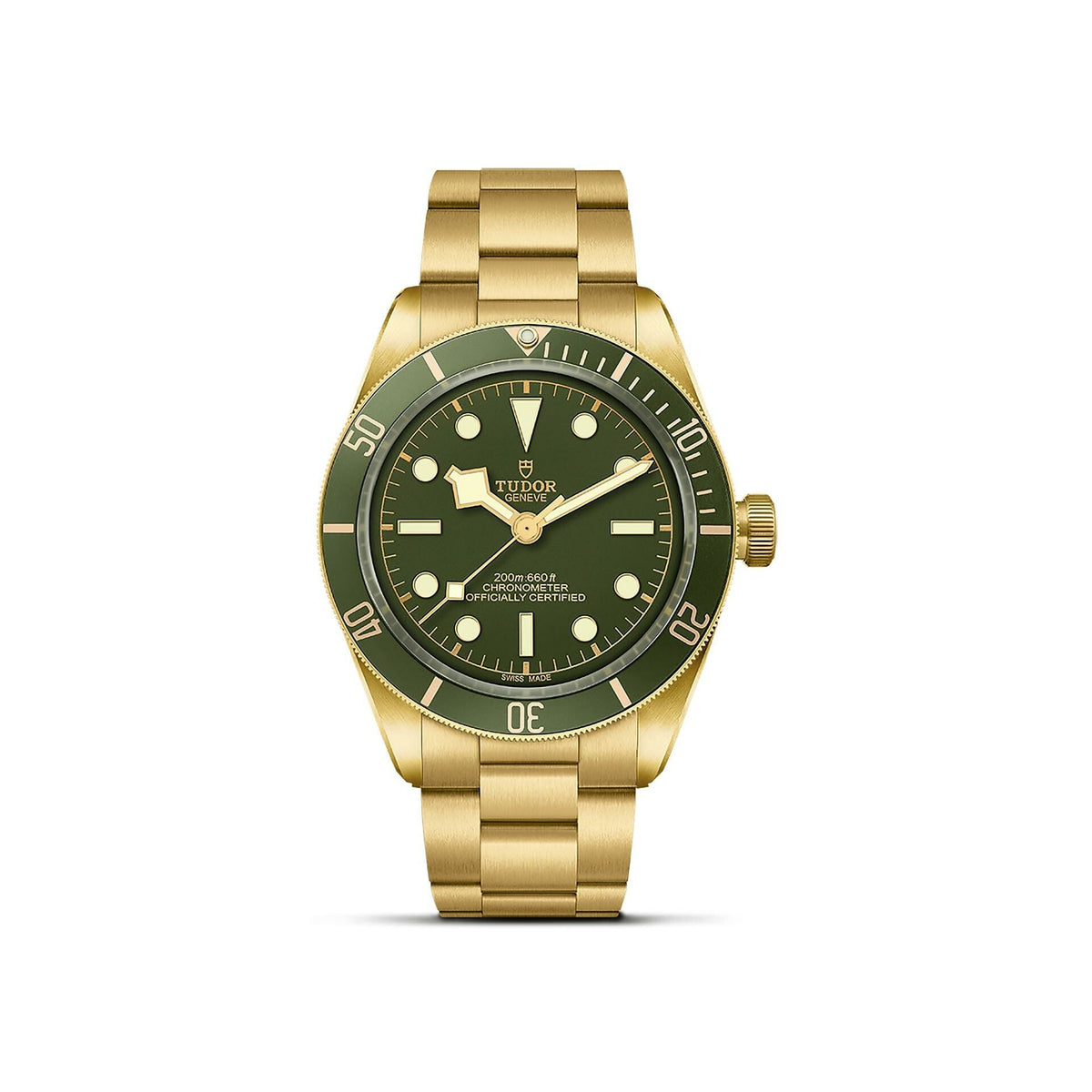 Montre TUDOR Black Bay 58 18K, boîtier en or jaune, 39 mm, bracelet en or jaune