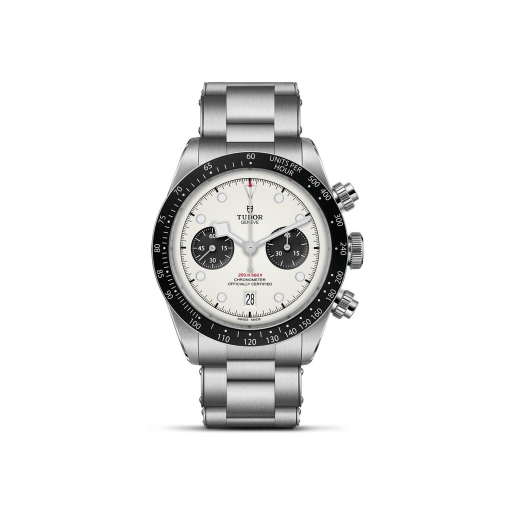 Montre TUDOR Black Bay Chrono, boîtier en acier, 41 mm, bracelet en acier