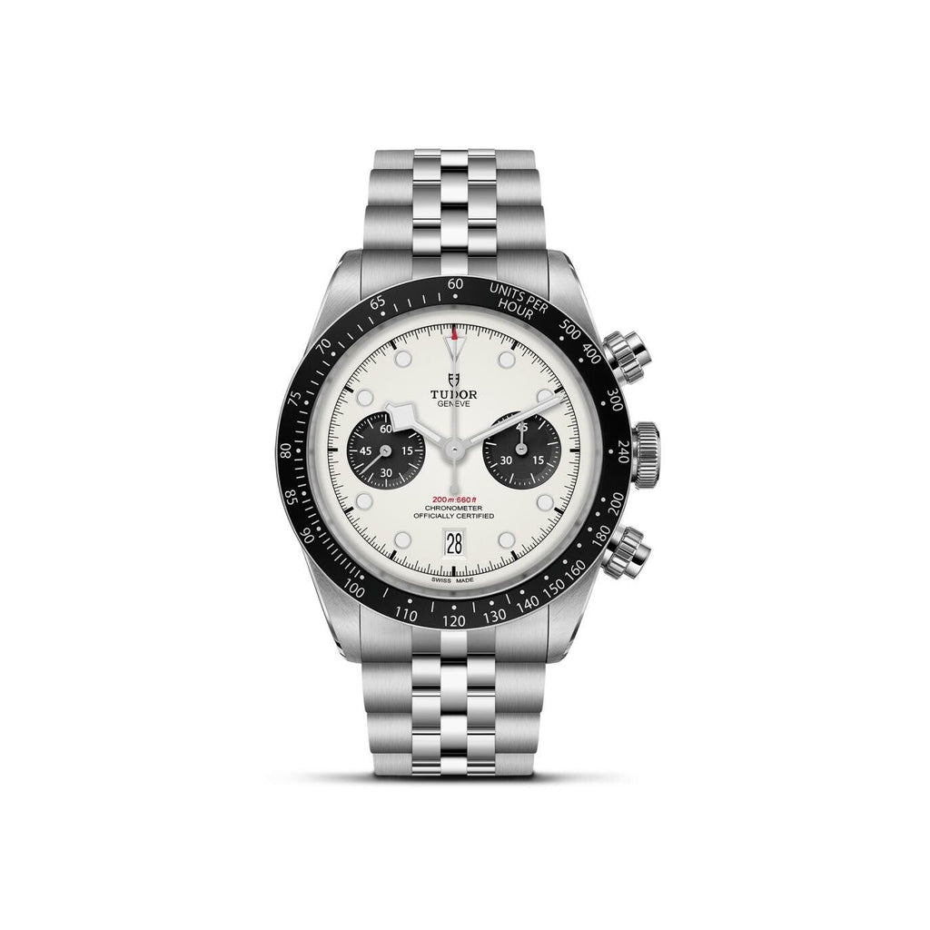 Montre TUDOR Black Bay Chrono, boîtier en acier, 41 mm, bracelet en acier