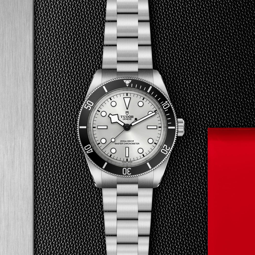 Montre TUDOR Black Bay 68, boîtier en acier, 43 mm, cadran argenté