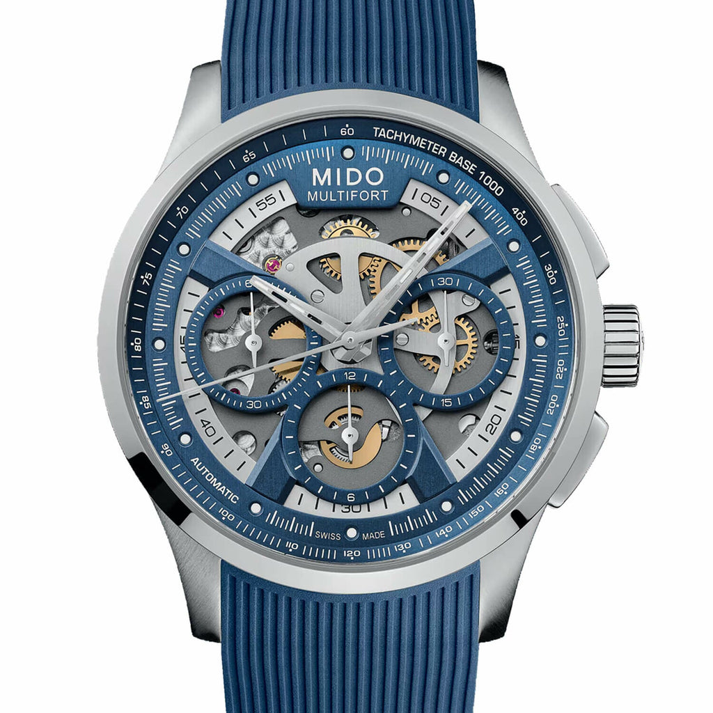 Montre Mido Multifort Skeleton Chronograph M038.662.17.040.00