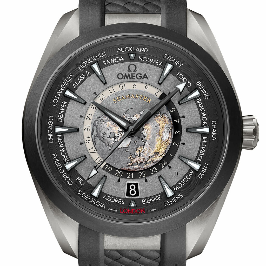 Montre OMEGA Seamaster Aqua Terra 150M Co-Axial Master Chronometer GMT Worldtimer 43mm