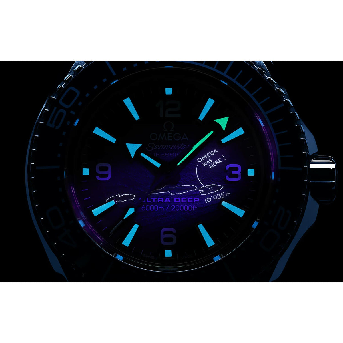 Montre Omega Seamaster Planet Ocean 6000M Ultra Deep Co-Axial Master Chronometer 45,5mm Summer Blue