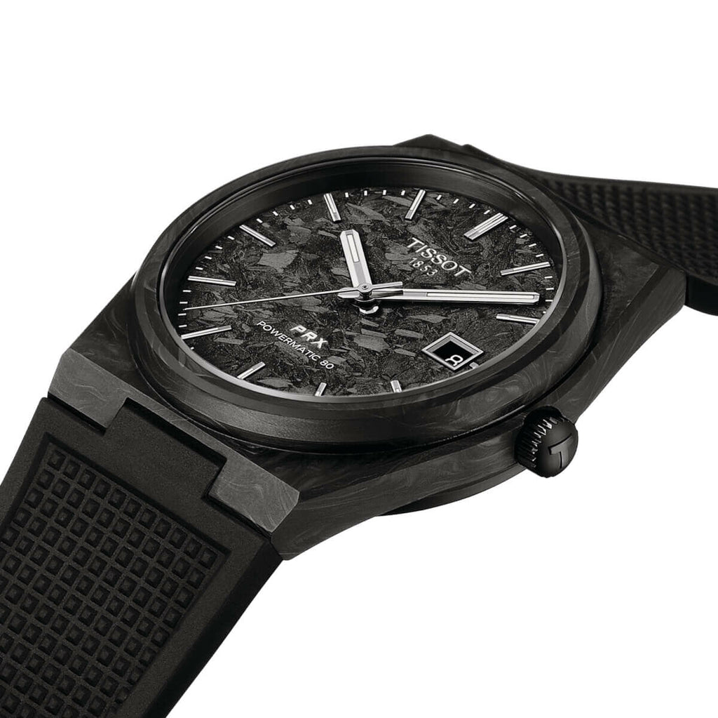 Montre Tissot PRX Powermatic 80 40mm Carbone