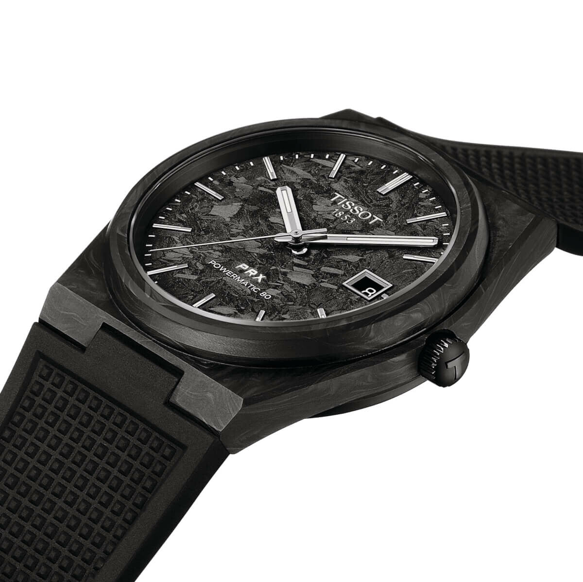Montre Tissot PRX Powermatic 80 40mm Carbone