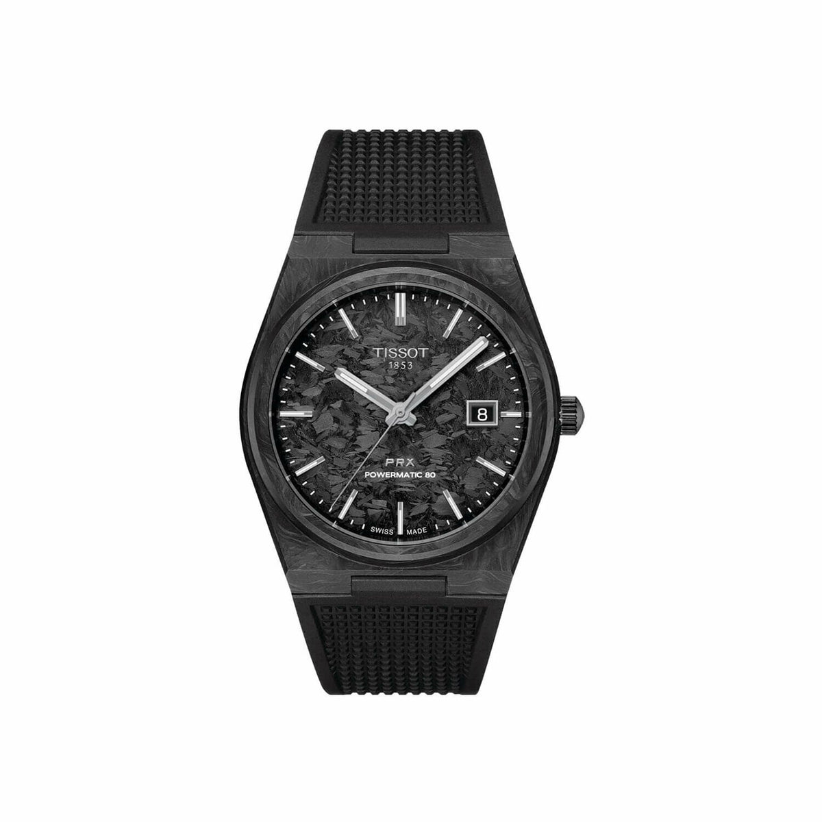 Montre Tissot PRX Powermatic 80 40mm Carbone