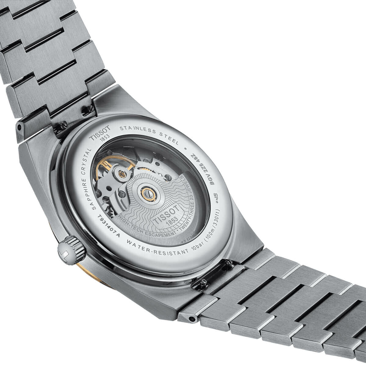 Montre Tissot PRX Powermatic 80 Steel & 18K Gold Bezel