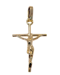 Pendentif Croix en or jaune avec Christ 9ct 465-11
